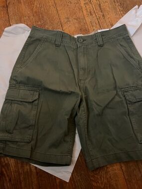 St. John's Bay Military-Style Olive Cargo Shorts